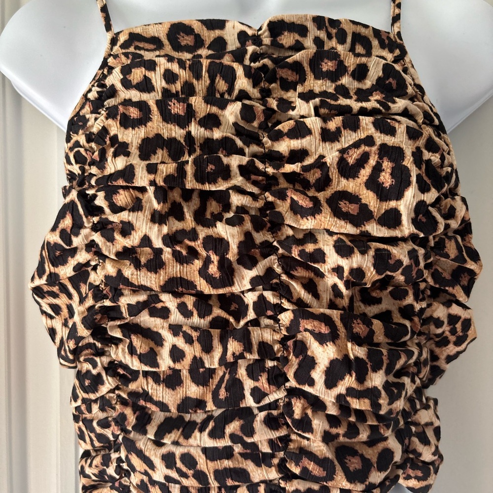 H&M Leopard Print Camisole Top